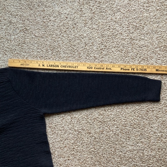 Smartwool Men’s Brookline Crew Black Wool Textured Sweater L - Picture 9 of 11